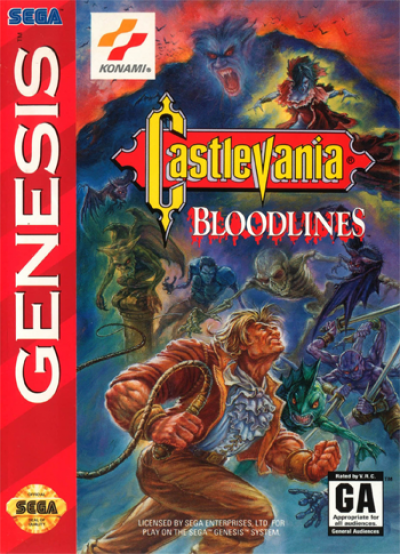 download castlevania bloodlines sega